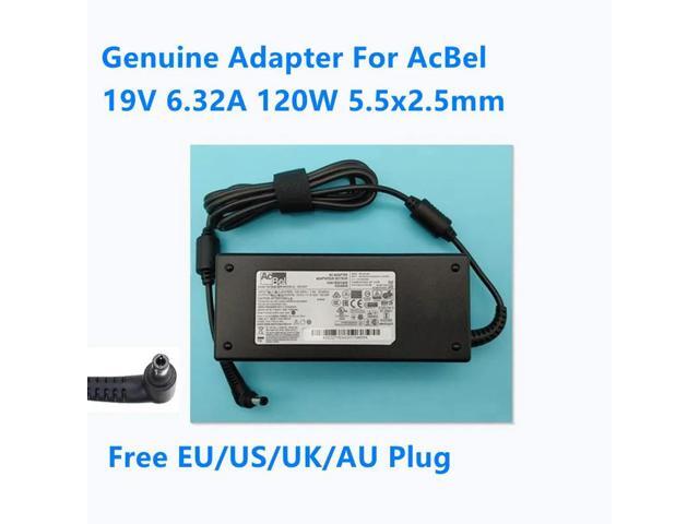 OIAGLH 19V 6.32A 120W 5.5x2.5mm AcBel ADC027 Power Supply AC Adapter For MECHREVO Laptop Charger