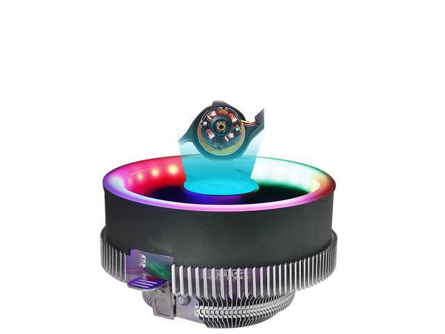 OIAGLH Computer cooler fan silent light-emitting universal air-cooled UFO illusion desktop cooling fan new