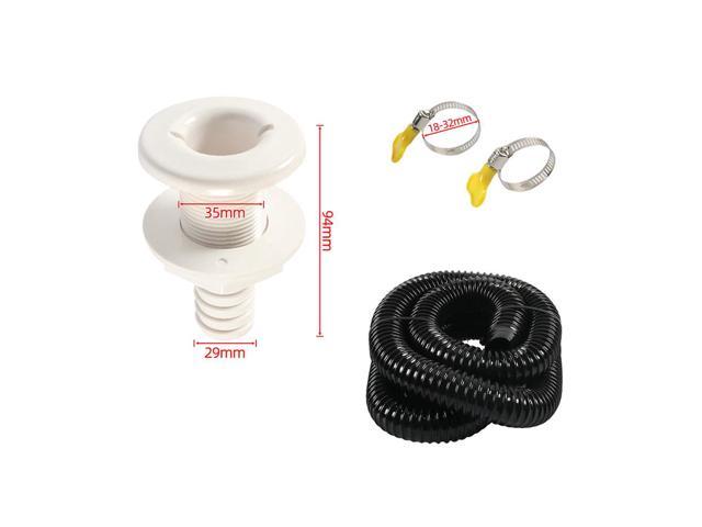 1-1/8 Inch Hose Bilge Pump Installation Kit Fit For Boats-Hose Thru Hull & Clamps photo