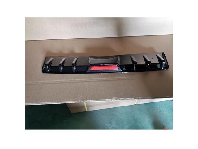 Paiying Car Rear Bumper Diffuser Lip spoiler Canard Glossy Black Car-Styling