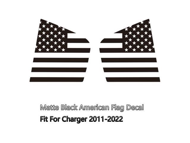 Paiying 1 Pair Window American Flag Vinyl Decal Sticker For Dodge Charger 2011-2022