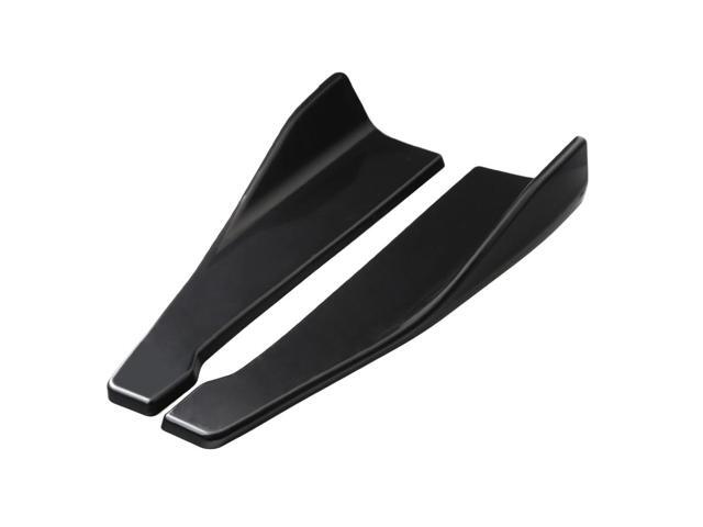 Acaigel Pair 19 Inch Car Rear Bumper Wing Lip Side Skirts Panel Body Kit Black