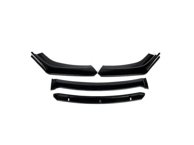 Acaigel 4x Gloss Black Car Front Bumper Lip Splitter Spoiler Wing Body Kit USA