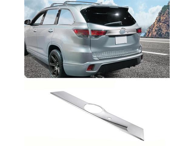 Acaigel Mirror Chrome ABS Rear Trunk Streamer Cover Trim For 2014-2019 Toyota Highlander