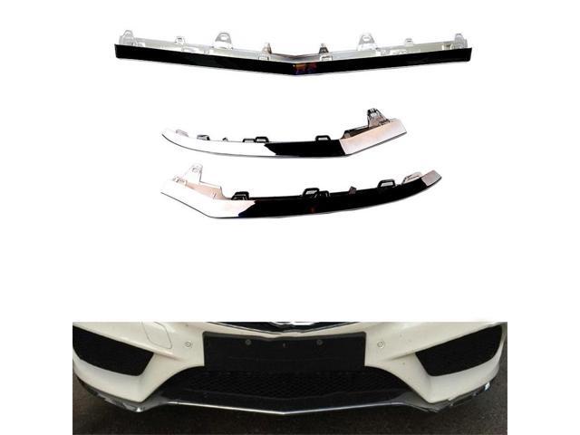Acaigel Front Bumper Lip Lower Chrome Molding Trim For Mercedes-Benz W212 E250 E350 E400