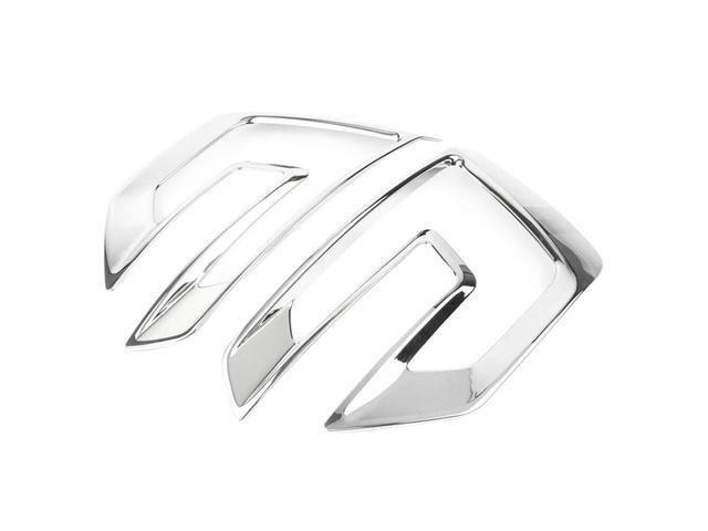 Paiying 2 Pcs Chrome Accessories Front Fog Lamp Cover Trim For Ford Explorer 2016 - 2017