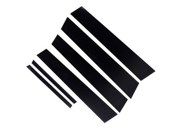Yingshan Black Tint Door Side Window Pillar Posts Cover Trims For Honda Accord 2013-2017
