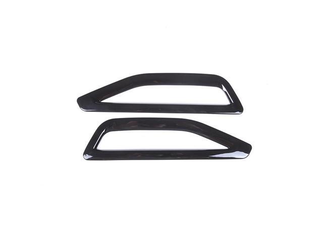 Yassdwbn 1 Pair Car Black Side Fender Air Vent Trim Cover Set For BMW X5 G05 2019-2022