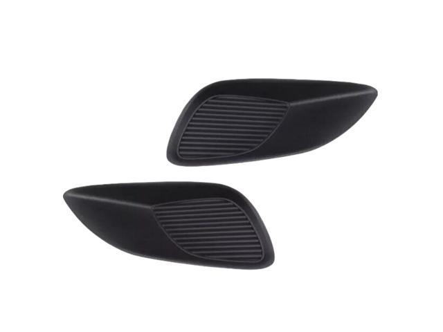 Paiying 2Pcs Car Front Bumper Fog Light Covers Black For Toyota Yaris Sedan 2007 - 2012