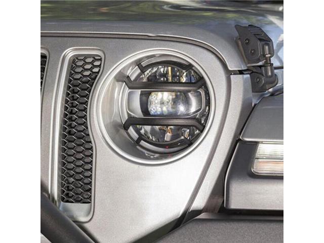 Paiying 2x Front Headlight Lamp Guard Cover Trim For Jeep Wrangler JL 2018+ Accessories