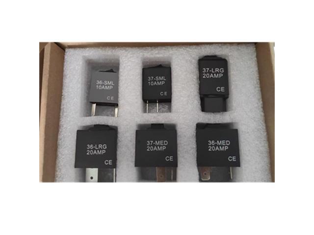 Paiying 6pcs 12V Fuel Pump Relay Kit Relay Switch Kit Fuel Pump Relay Tester