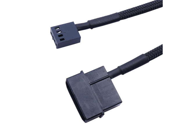 Fan Hub Splitter 1 to 5 Ports 4 Pin PWM Regulator 12V Power Cable Hub Adapter for CPU Cooler Case Chasis Cooling Fan