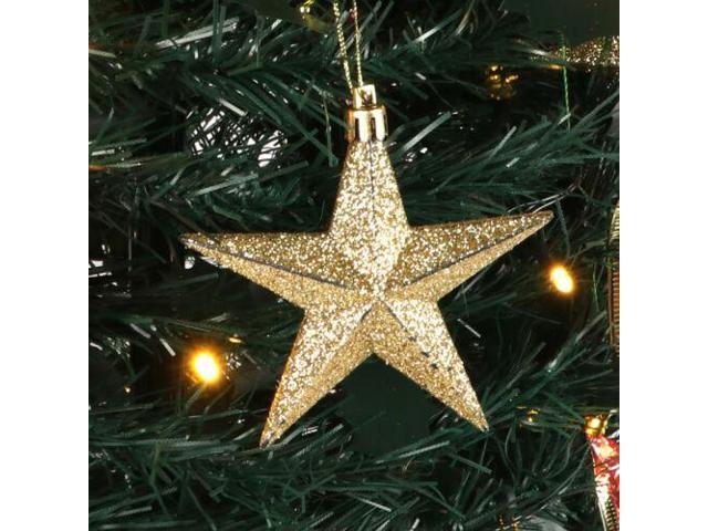 Christmas Tree Artificial Instant Pull Up Decorated Tree Metal Stand LED 4FT