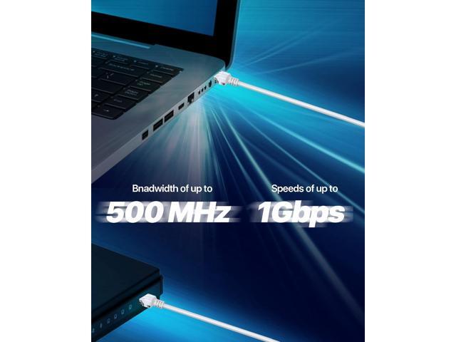 ZOSI Cat5e Ethernet Cable 60ft High Speed Network RJ45 wire cord 8 pin 1000Mbps 155Mhz in Wall,Outdoor,Weatherproof for POE Security Cameras...