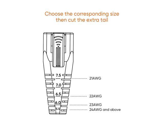 CableCreation RJ45 Ethernet Network Cable Strain Relief Boot 50-Pack Fits Cat5 Cat5e Cat6 Cat6a, RJ45 Color Coded LAN Cable Connector Boot Cover...