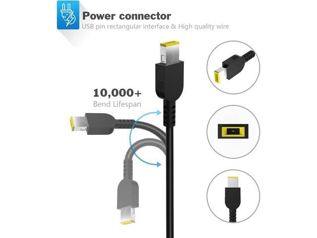 65W/45W Laptop Ac Adapter Charger for Lenovo IdeaPad Yoga 13 13-2191;Thinkpad T430 T440 T440S T440P T450 T460 T460S T540P T560 E440 E450 E550 E560...