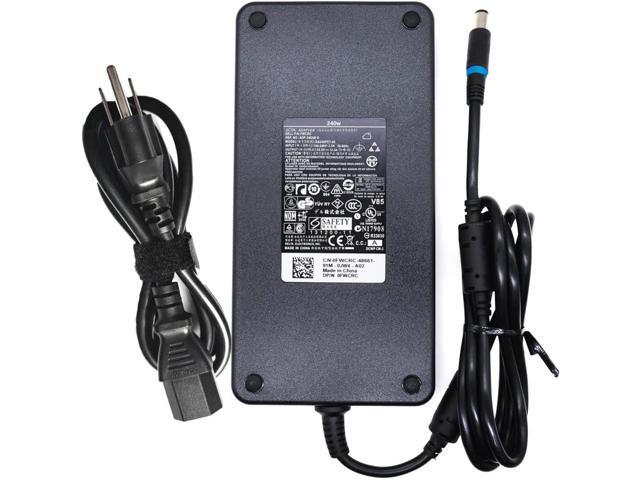 240W AC Charger for Dell Alienware M17 R1 R2 R3 R4 R5 M17X R2 R3 M18X Area-51m R2 G5 G7 M6400 M6500 M6600 J211H FWCRC C3MFM U896K 6RTJT Y044M...