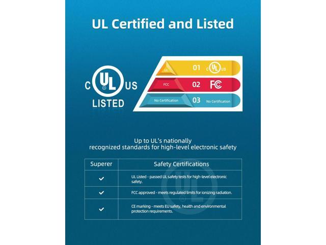 Laptop Charger for Asus, (UL Safety Certified) - 65W 45W 33W Round Connector