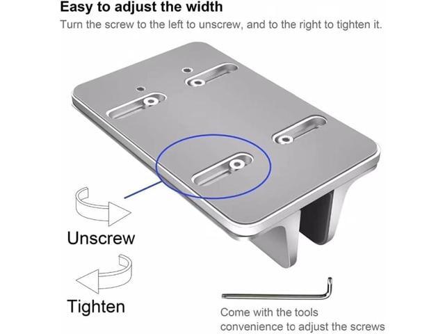 Acrebow Vertical Laptop Stand Holder, Desktop Aluminum Stand for MacBook with Adjustable Dock Size, Fits All MacBook, Surface, Chromebook and...