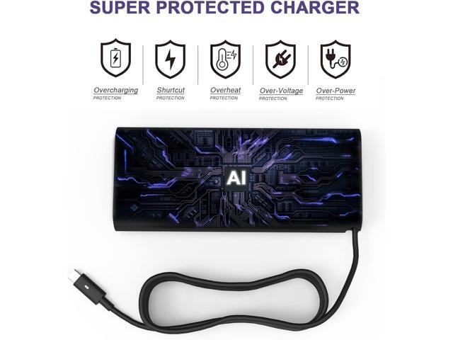 130W USB C Charger Compatible with Dell XPS 15 2in1 9575 9500 17 9700 Precision 5530 2in1 5550 5750 3560 Precision M3800 M2800 Inspiron 7347 7348...