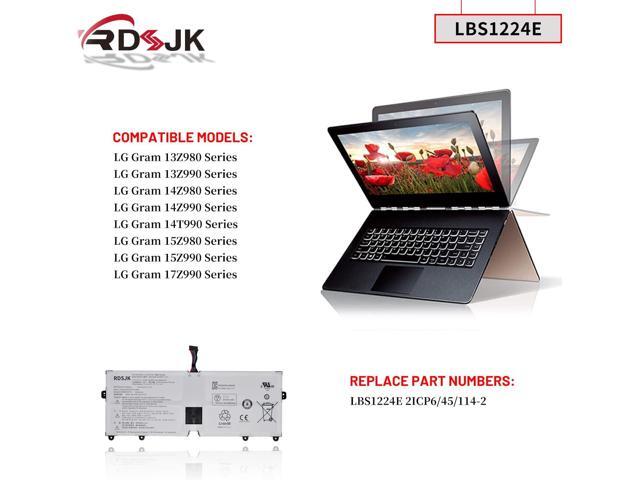LBS1224E LBR1223E Laptop Battery for LG Gram 13Z980 13Z990 13Z980-G 13Z980-U 13Z980-A 13Z990 14Z990 14T90N 15Z980 15Z990 17Z990 Gram 2018 13Z980...