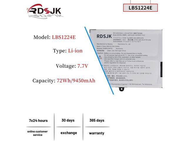 LBS1224E LBR1223E Laptop Battery for LG Gram 13Z980 13Z990 13Z980-G 13Z980-U 13Z980-A 13Z990 14Z990 14T90N 15Z980 15Z990 17Z990 Gram 2018 13Z980...