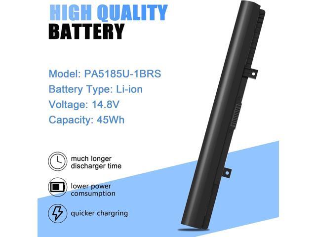 PA5185U-1BRS Laptop Battery for Toshiba Satellite C55 C55D C55T S55 S55T L55 C50-B L55T L55D C55-B C55-B5200 C55-B5299 C55-B5300 C55-B5302...