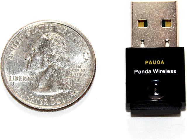 Panda Wireless PAU0A AC600 Dual Band (2.4GHz and 5GHz) Wireless AC USB Adapter - Win 7/8/10/11, Zorin, Mint, Ubuntu, MX Linux, Manjaro, Fedora,...