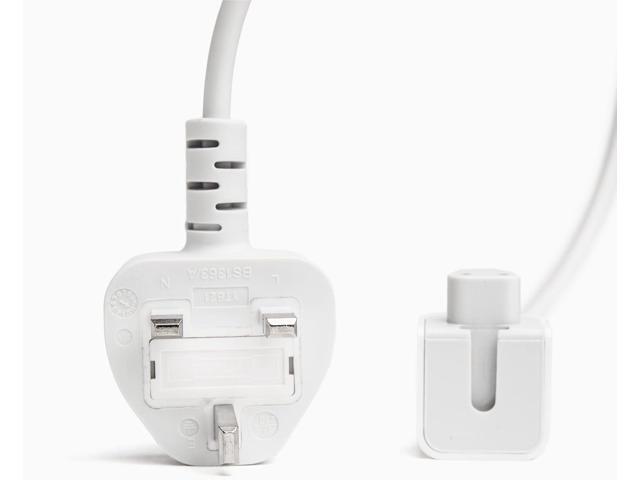 UK Power Adapter Extension Cable 1.8m/6ft for MacBook Apple Chargers, for International Travel with a Laptop