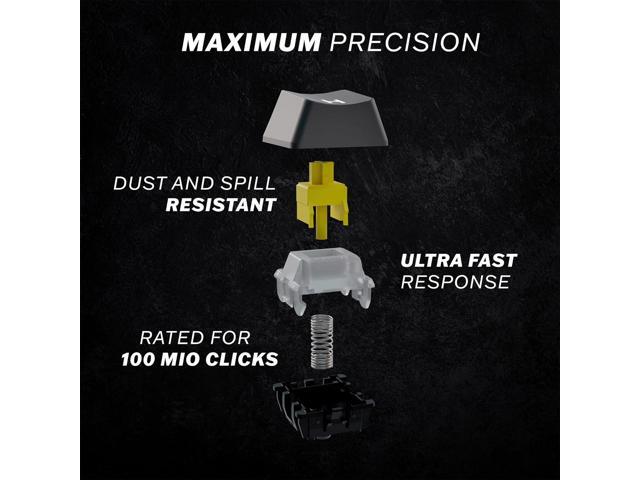 HK Gaming GK61 Mechanical Gaming Keyboard 60 Percent 61 RGB Rainbow LED Backlit Programmable Keys USB Wired for Mac and Windows PC Hotswap...