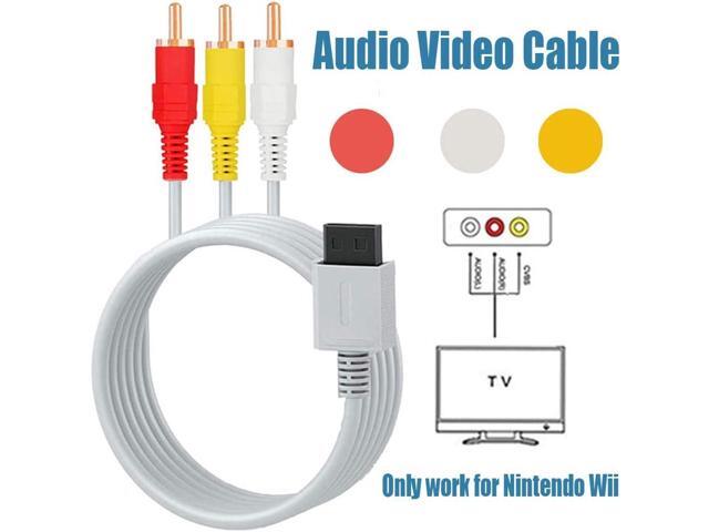 4 in 1 Wii Replacement Cables Set - AC Power Adapter, Wii to HDMI Converter, Wired Motion Sensor Bar and Composite AV Cable