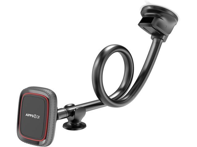 APPS2Car Magnetic Car Phone Holder Mount [Flexible Long Arm] Anti-Shake Windshield Phone Mount [6 Strong Magnets] Cell Phone Holder for Car [Case...