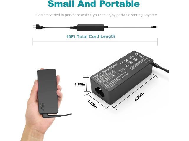 65W 45W USB C Laptop Charger for Lenovo Thinkpad Charger - Lenovo T480 T480s T490 T580 Charger T490s T580s T590 X1 T570 E480 E580 E485 E585 E490...