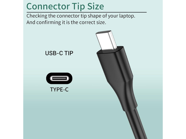 Chromebook Charger, USB C Laptop Charger, 45W 65W Fast Charging for Dell Samsung HP Asus Acer Google Chromebook Charger, fit USB Computer Chargers...