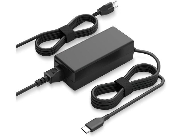 65W 45W Type C USB C Laptop Charger Compatible with Lenovo ThinkPad T480 T580 T4