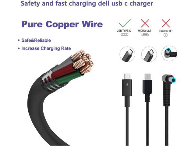 Replacement for Dell 65W Laptop Charger USB C, Dell 65 Watt USB-C Charger for Dell Latitude 5520 5420 5540 7420 5550 3540 e5430 5440 5530 7430 7440...