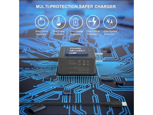 Universal 45W USB C Laptop Charger: Chromebook Charger USB-C,Replacement for Hp Asus Samsung Acer Lenovo Dell Google Chromebook Charger,45 Watt...