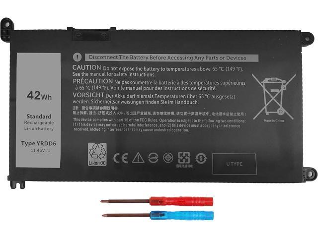 YRDD6 VM732 1VX1H Laptop Battery for Dell Inspiron 5482 5485 7586 3583 5491 5591 5481 3310 2-in-1 5593 5584 3493 3593 3793 5480 3582 5581 5590 3584...