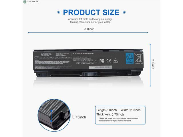 PA5109U-1BRS PABAS272 Battery for Toshiba Satellite S75-B C75 C75D-B C75D-C C55 C75D-B7100 C75D-B7304 C75D-A7223 L75-B7150 L75D-A7284 S75-A7334...