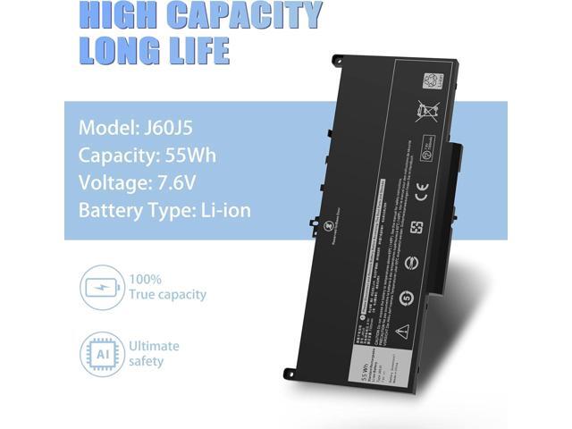 E7470 Battery E7270 Battery J60J5 Battery for Dell Latitude E7470 E7270 7470 7270 Laptop Battery, Type 1W2Y2 0MC34Y MC34Y R1V85 242WD GG4FM WYWJ2...