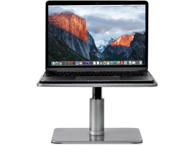 Mount-It! Adjustable Height Laptop Stand for MacBook Pro, Ergonomic Desk Riser for 11-15 Inch Laptops and 24-32 Inch Monitors