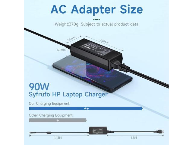 90W 19V 4.74A Adapter Power Cord for HP Pavilion All-in-One Desktop PC HP UltraSlim Docking Station 2013 US D9Y32AA D9Y32AA#ABA D9Y32UT#ABA D9Y19AV...