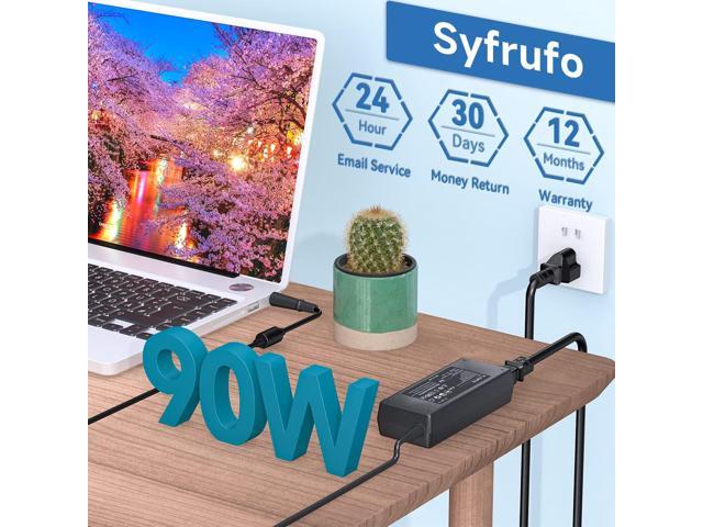 90W 19V 4.74A Adapter Power Cord for HP Pavilion All-in-One Desktop PC HP UltraSlim Docking Station 2013 US D9Y32AA D9Y32AA#ABA D9Y32UT#ABA D9Y19AV...