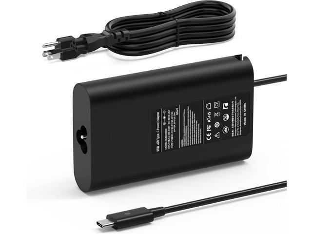 65W USB C Laptop Charger Compatible with Dell Chromebook 3100 3300 3380 3400 3500 5190 5300 5400 7200 7300 Type C Power Supply Cord