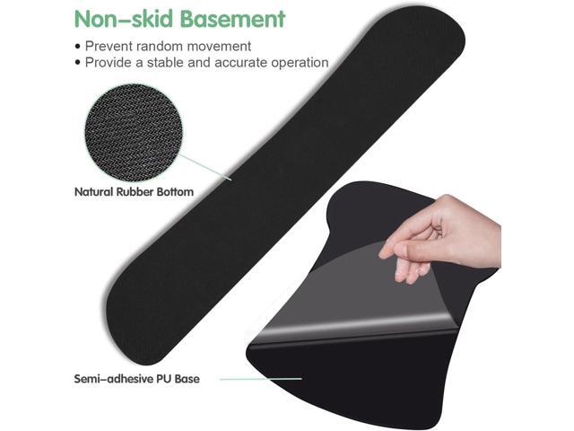 QINGLER Ergonomic Mouse Pad with Wrist Support, Comfortable Keyboard Wrist Rest, Memory Foam Keyboard Pad and Soft Gel Mouse Pad, Easy Typing and...