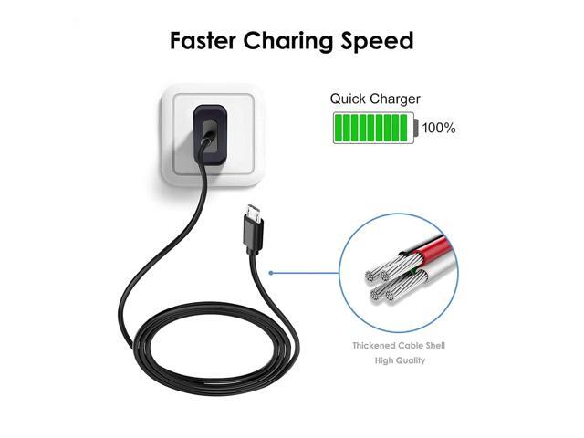 Micro USB Fast Wall Charger Charging Cable Cord fit for Lg flip Phone, Orbic Journey V, Orbic Slim, CAT S60 S41 S42,Tandem Diabetes Care, Freestyle...