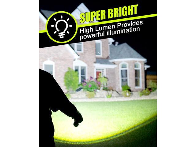 Victoper LED Flashlights, High Powered 10000 Lumens Super Bright Tactical Flashlight, Rechargeable, 5 Modes Zoomable Waterproof Flash Lights for...