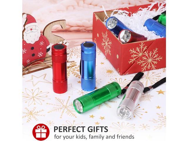 FASTPRO 20-Pack Aluminum 6-LED Flashlights Set with Lanyard and AAA Batteries Included and Pre-Installed