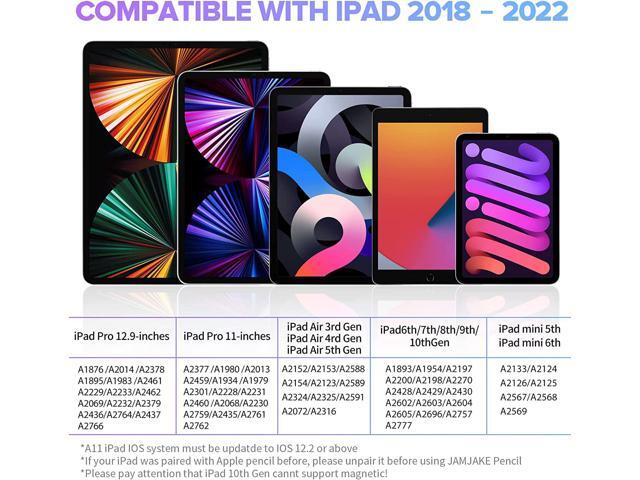 Stylus Pen for iPad 9th & 10th Generation-2X Fast Charge Active Pencil Compatible with 2018-2023 Apple iPad Pro11 & 12.9 inch, iPad Air 3/4/5,iPad...