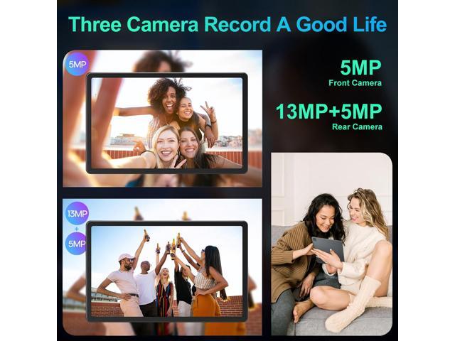 JIMTAB 2K Vivid Tablet, Smooth HD 4K video 11' Android 14 Tablets, 18GB+128GB Octa Core Gaming Tablet, 13+5MP Camera, Large 9000mAh, Hi-Res Stereo...